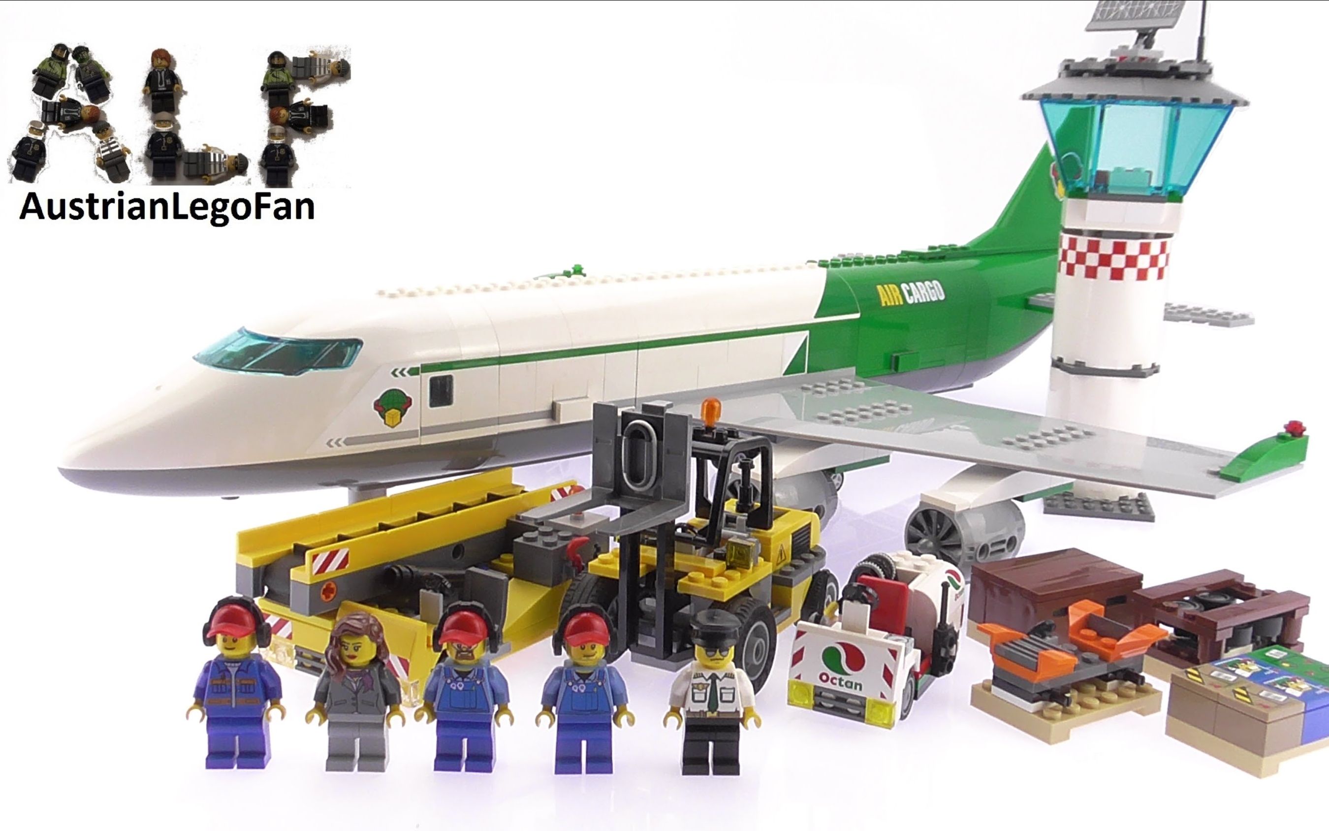 乐高城市60022航空物流机场