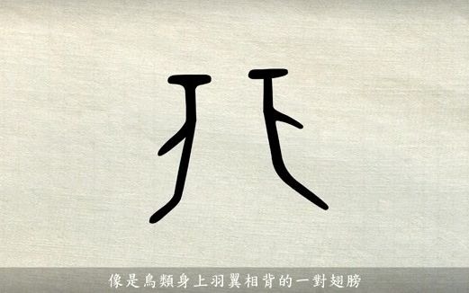 汉字说故事之“非”字.《说文解字注》非:韦也.从飞下翄.取其相背也.凡非之属皆从非.哔哩哔哩bilibili