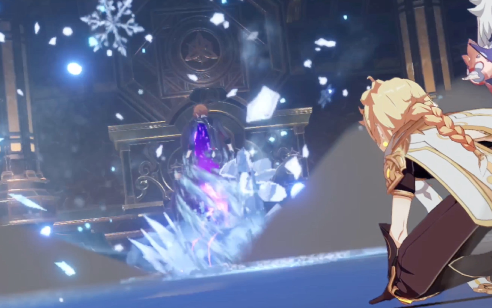 《原神》月海亭的秘书,仙兽麒麟,手机端甘雨小姐单人通关黄金阁