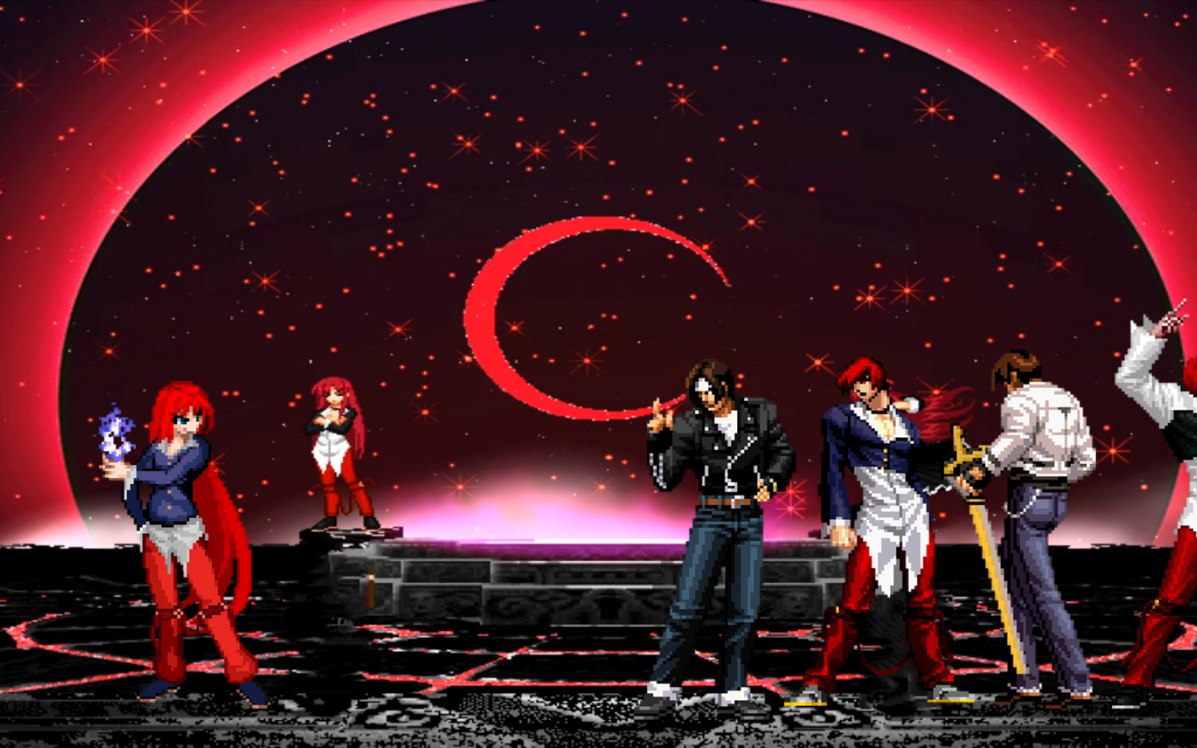 拳皇mugen 八神秋叶vs京庵队