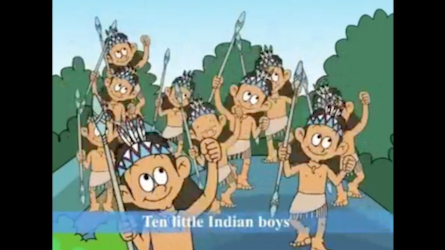 [图]【经典英文儿歌】Ten little Indians翻唱