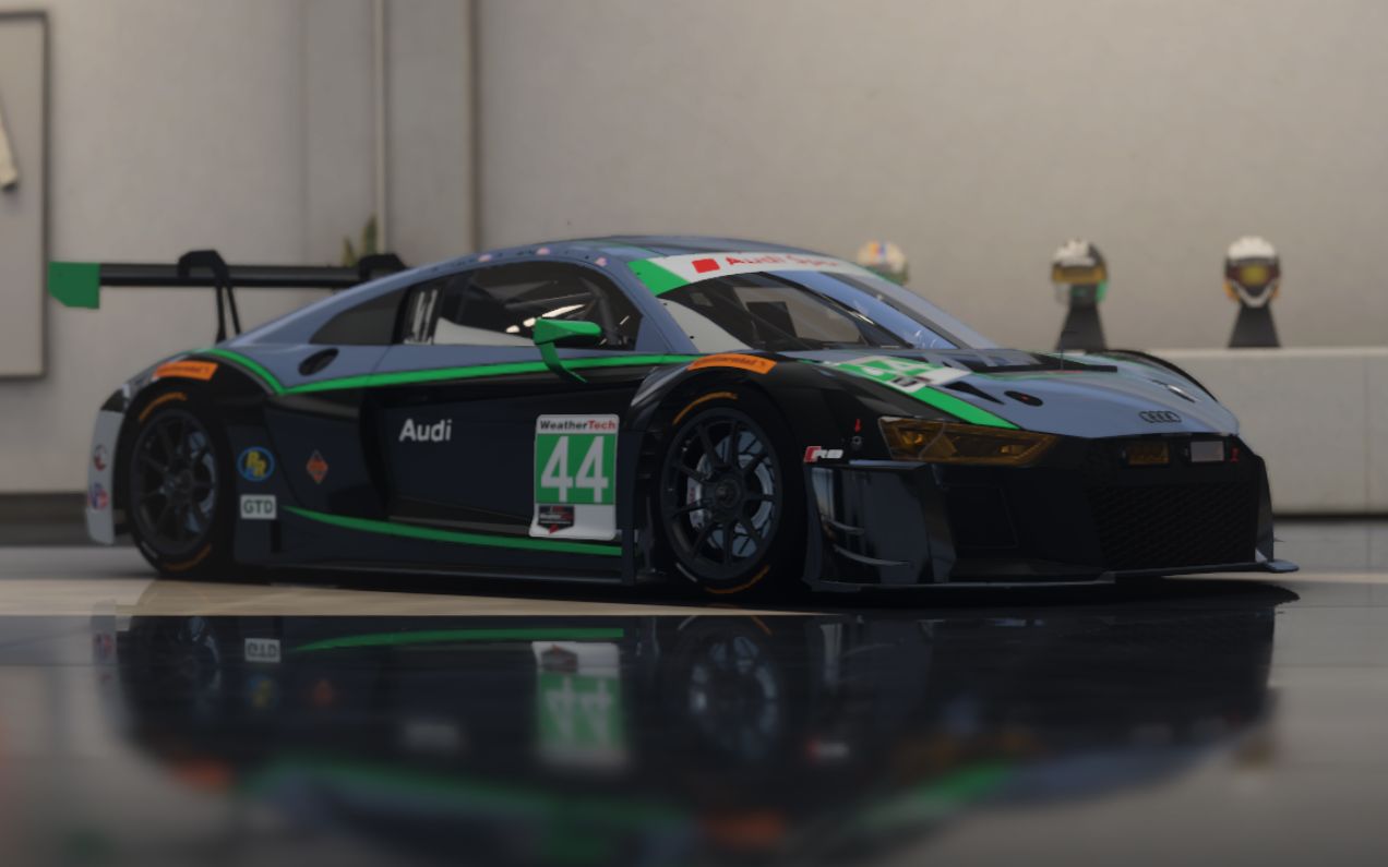 极限竞速802 forzamotorsports 勒芒赛道 audi # 44 r8lms
