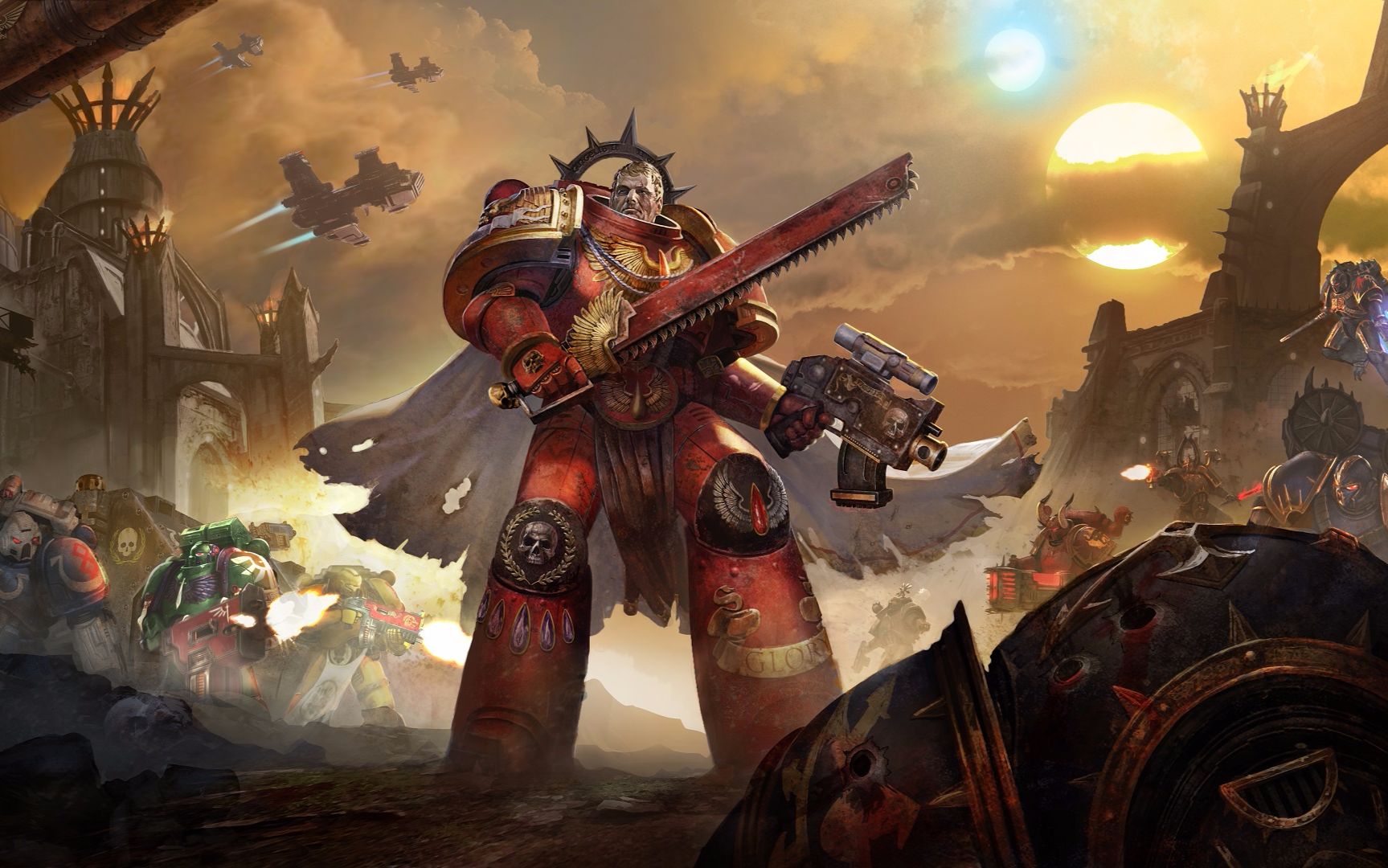 [图]{Warhammer 40k Eternal Crusade] 这可是帝皇祝福过的爆弹枪哎，这可是氪金武器啊！！