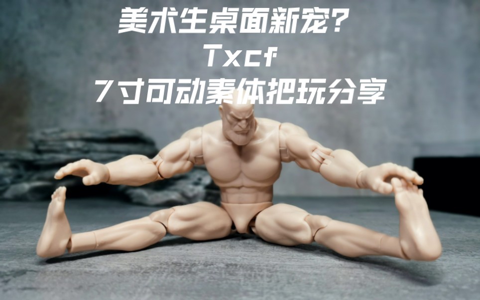 美术生桌面新宠?TXCF 7寸可动素体把玩分享哔哩哔哩bilibili