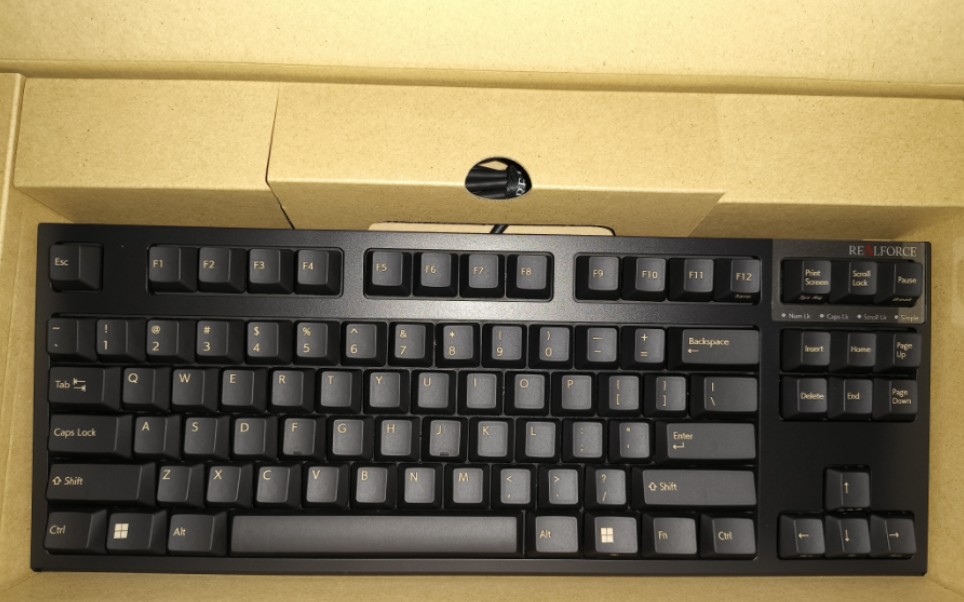 燃风r3s标准版45g静电容键盘打字音!