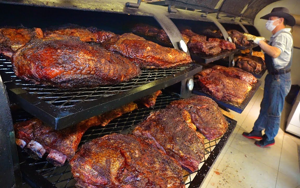 德州烤肉天花板,外焦里嫩一口爆汁,每天卖掉1000斤