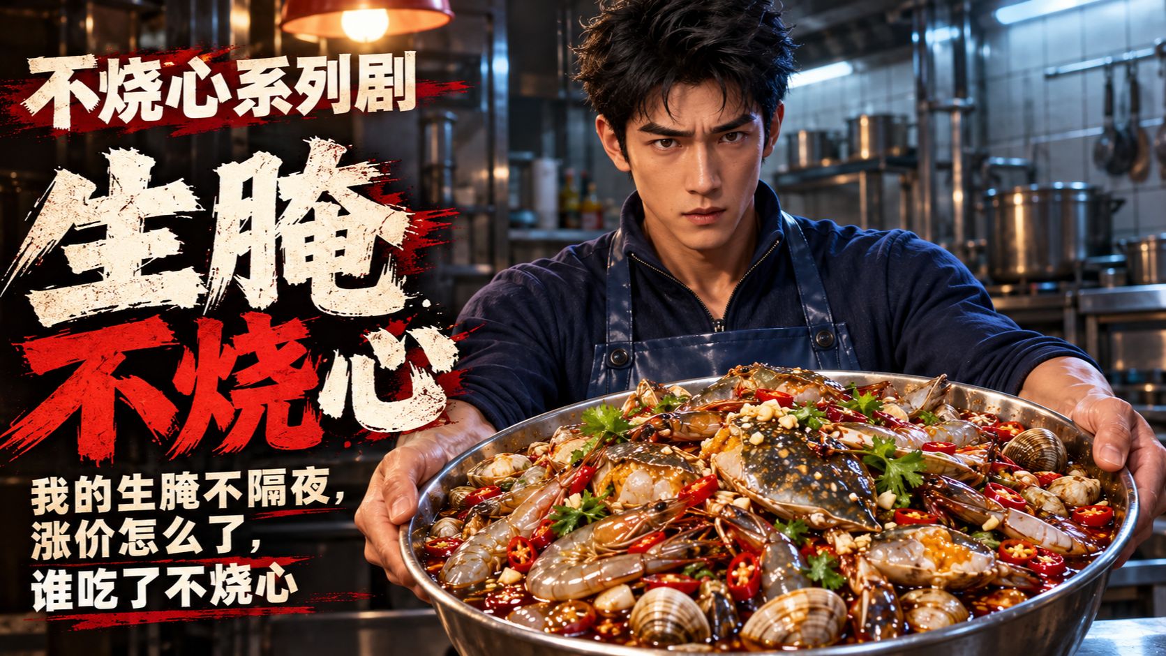 不烧心系列丨我的生腌不隔夜，吃了不烧心【AI全民制作人】