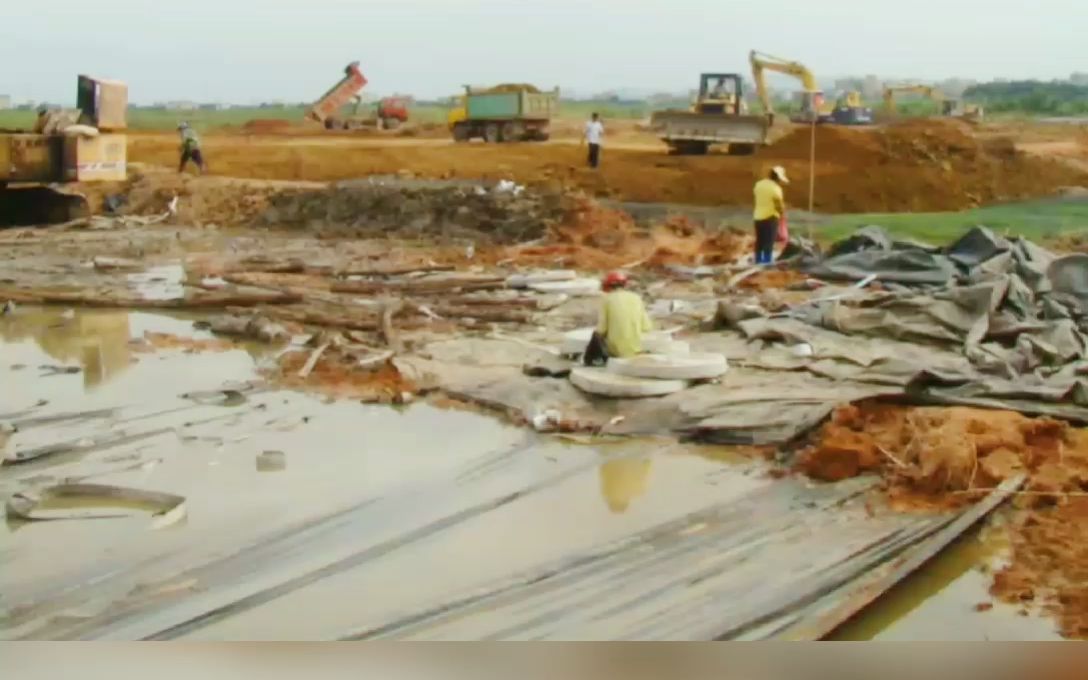 盛洲地基工程,软基处理工地施工现场哔哩哔哩bilibili