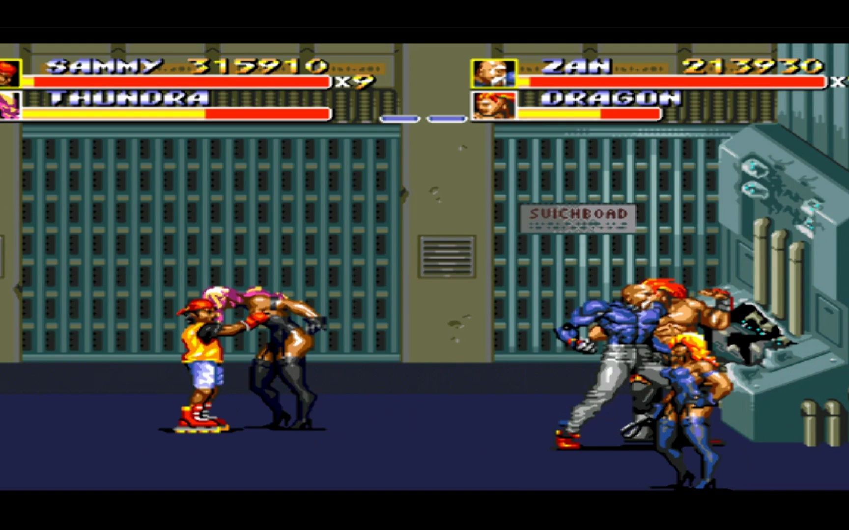 父子组合!世嘉md游戏怒之铁拳3双人通关(六)