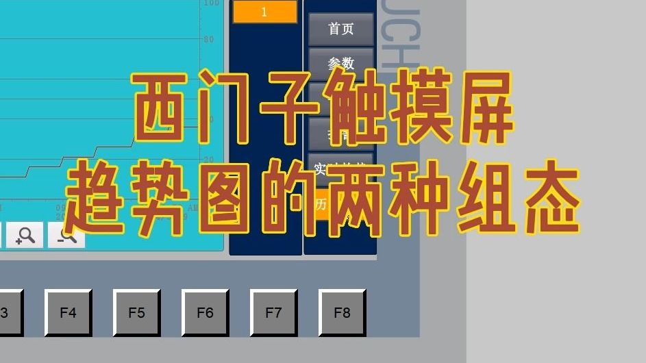 西门子触摸屏趋势图的两种组态哔哩哔哩bilibili