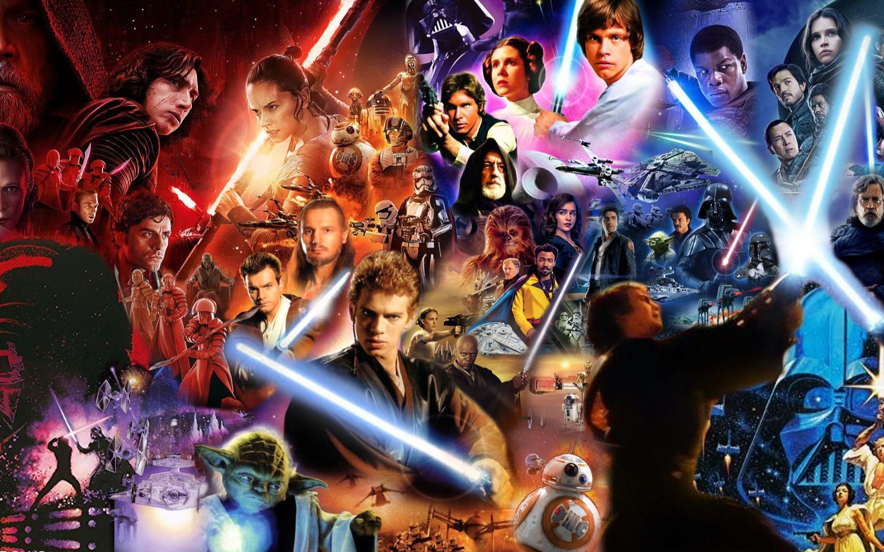 星球大战9部曲预告片合辑