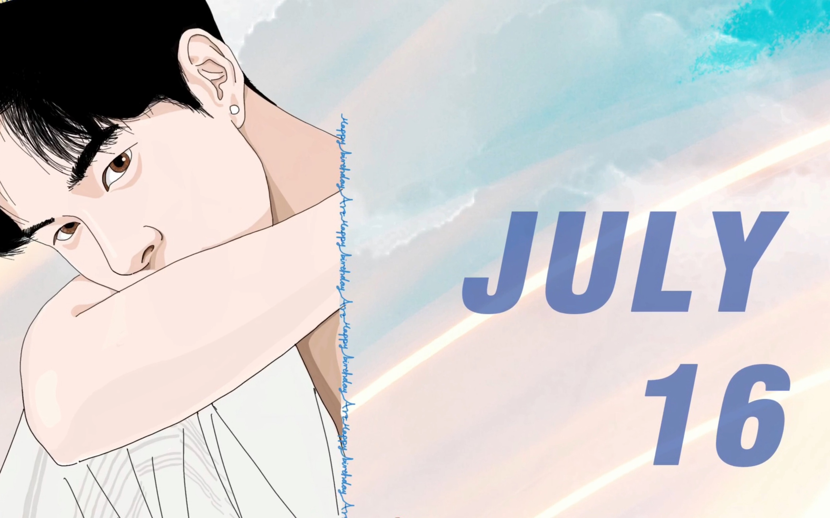 生日快乐～【artpakpoom19960716】#happy24rtday_哔哩哔哩 (゜-゜)