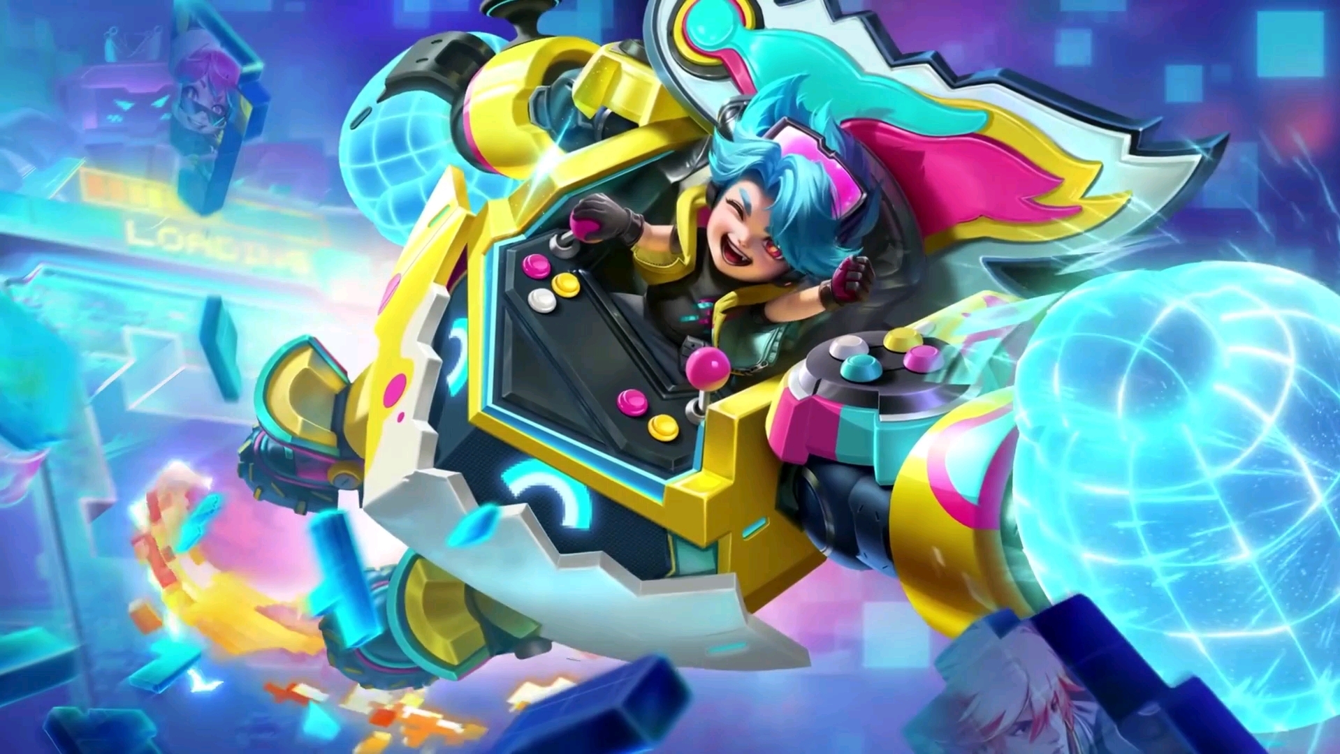 【动态壁纸】刘禅-电玩·爆裂旋风【逐帧比对/渐变循环/补帧60fps】