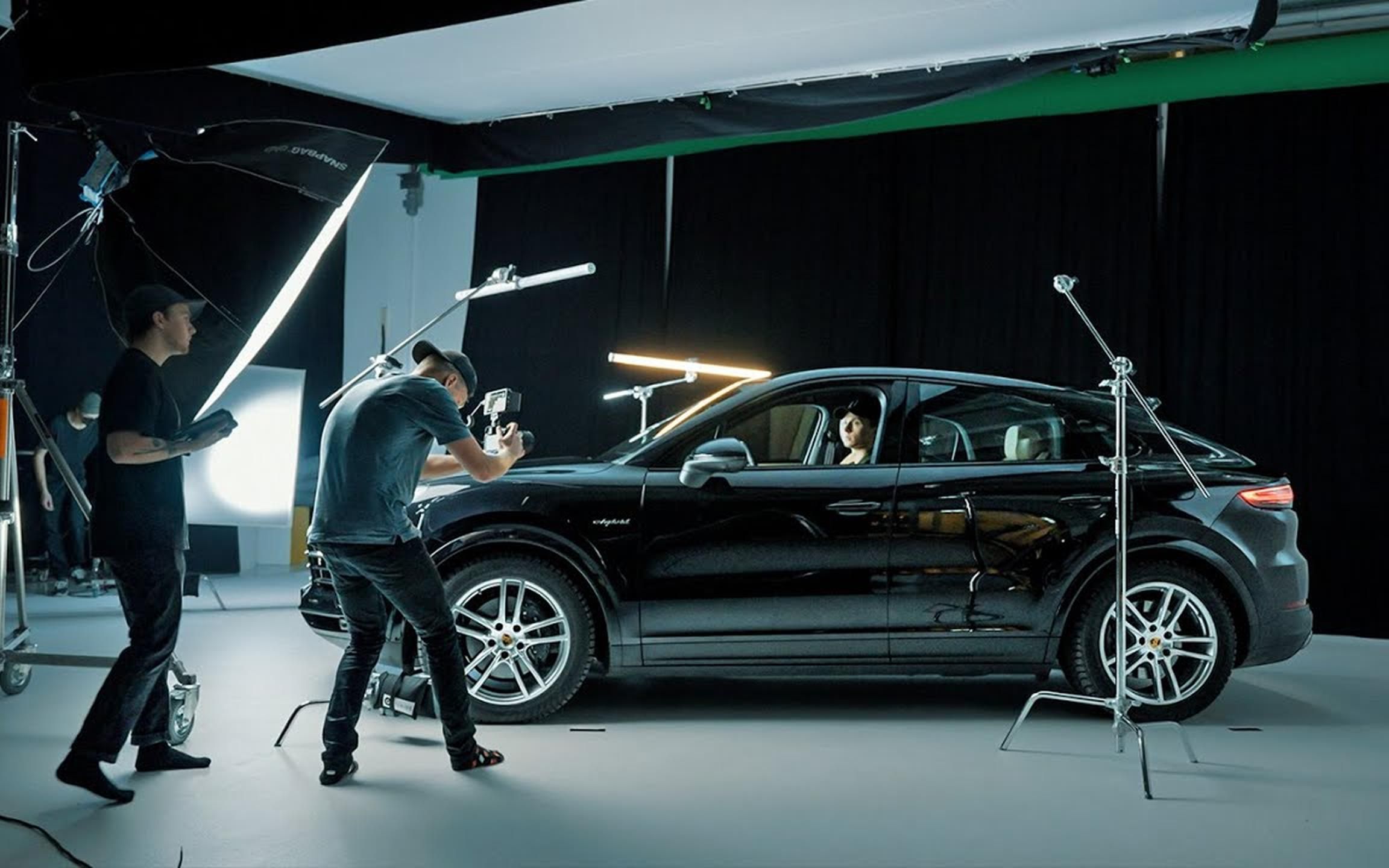 为保时捷拍摄汽车广告!幕后_哔哩哔哩_bilibili