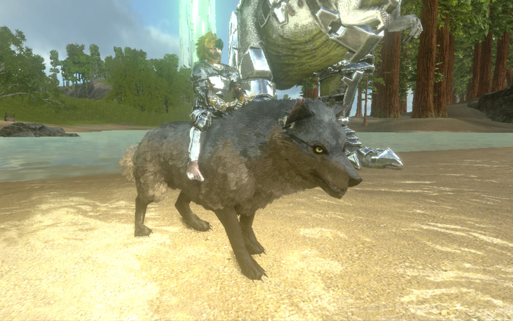 方舟生存进化手游 驯服并孵化二代无敌恐狼