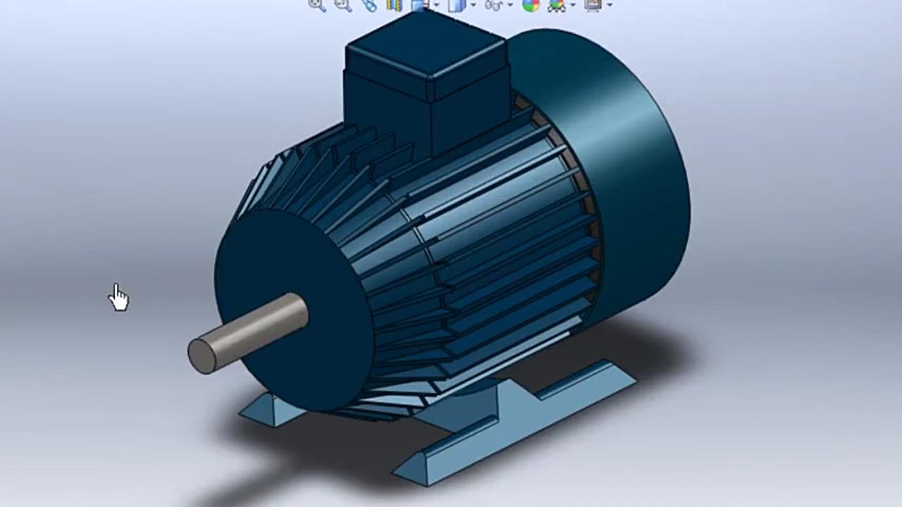 SolidWorks教程案例4 – 汽车马达绘制教程第三部分(组装)哔哩哔哩bilibili