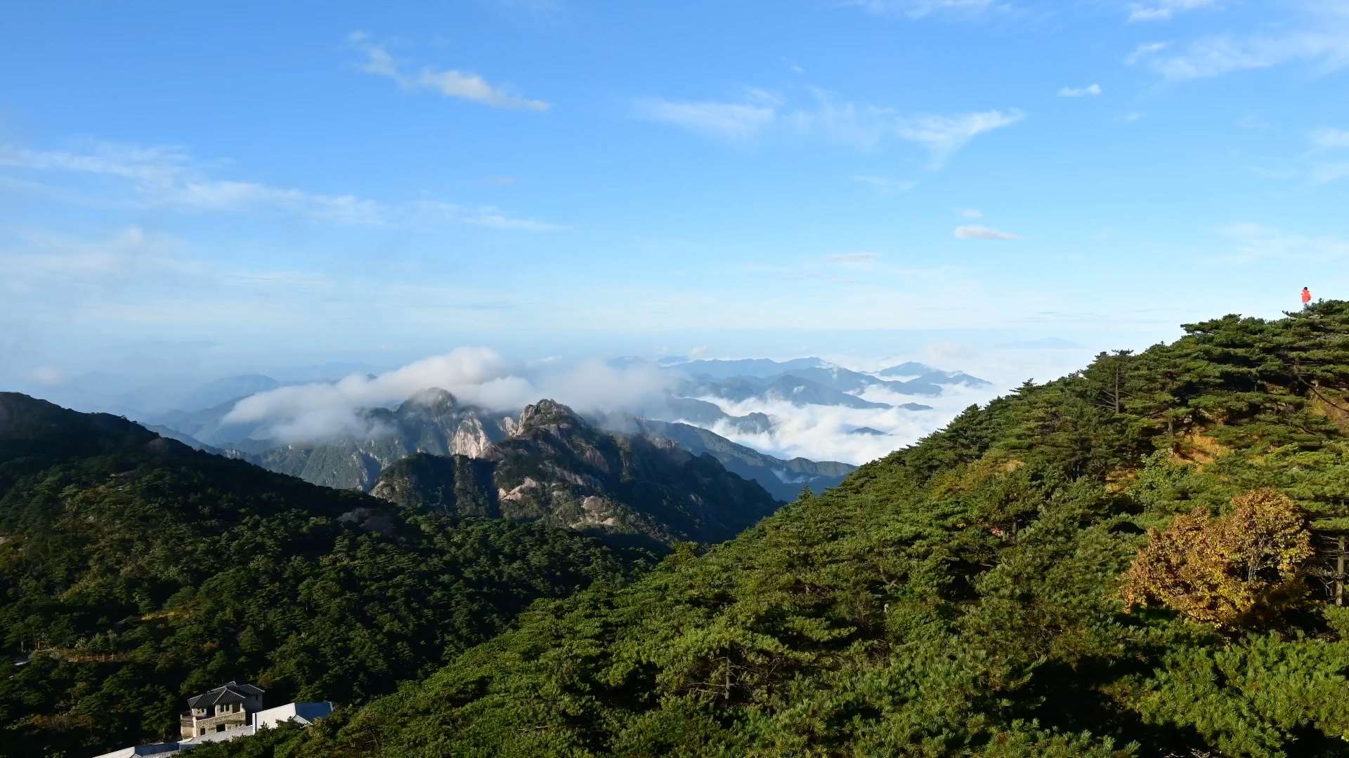 黃山光明頂雲海4k延時