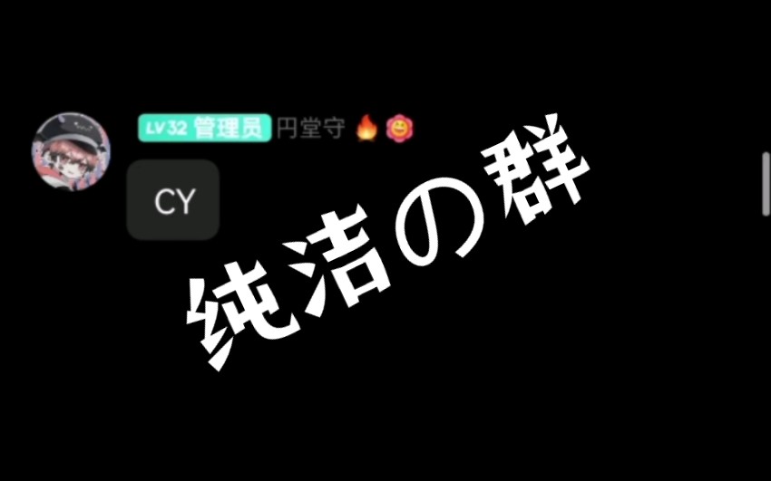 【Q群聊天】CYの群永远是最纯洁的!哔哩哔哩bilibili