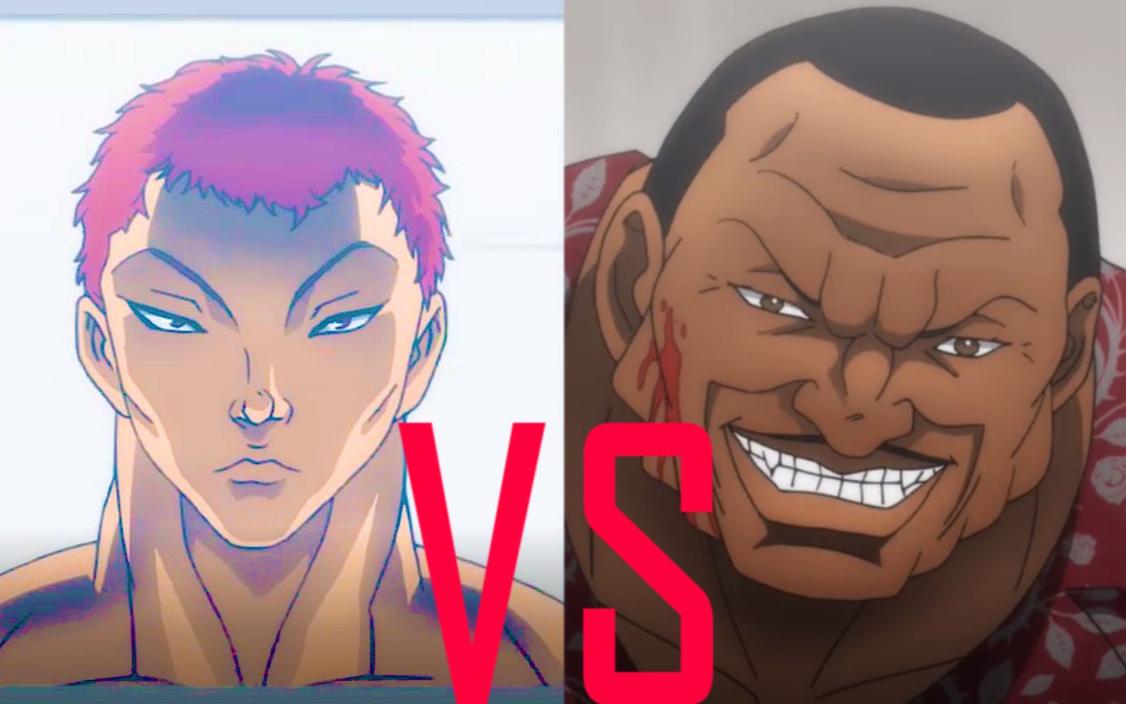 刃牙恶魔改造人铎尔vs超合金黑光奥利巴无黑光