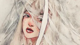 8开定制画完成 水彩人物 偏漫画风 哔哩哔哩 Bilibili