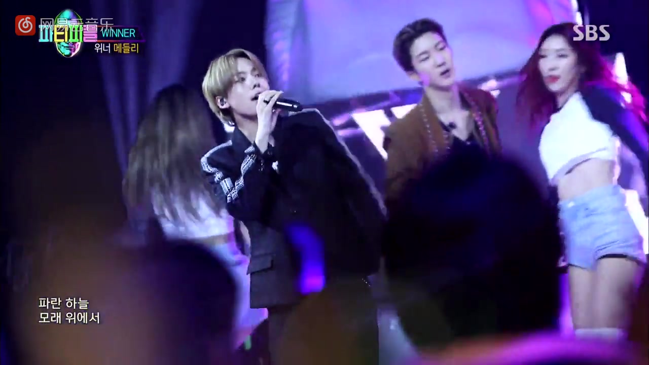 [图]【WINNER】- Really Really + Island + Love me Love me SBS朴振荣的Party People 0827超清现场版