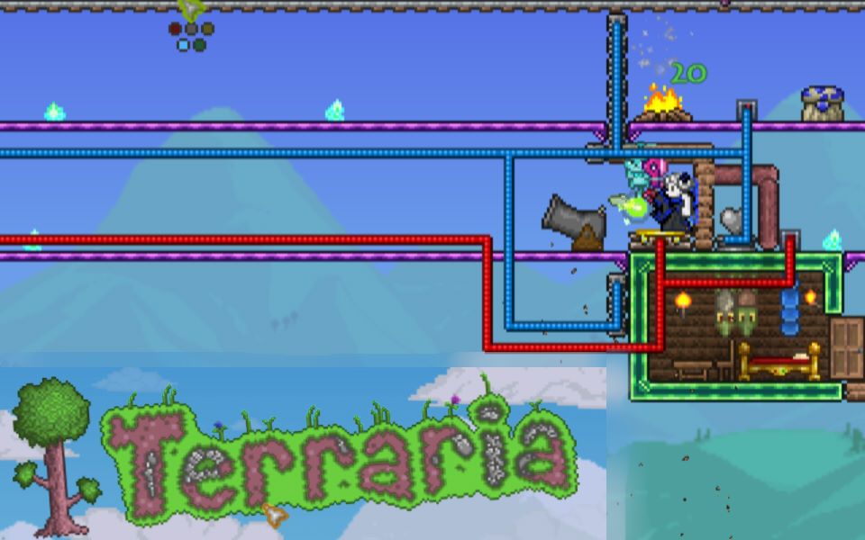 泰拉瑞亚正常流程下简单的双子魔眼打法x