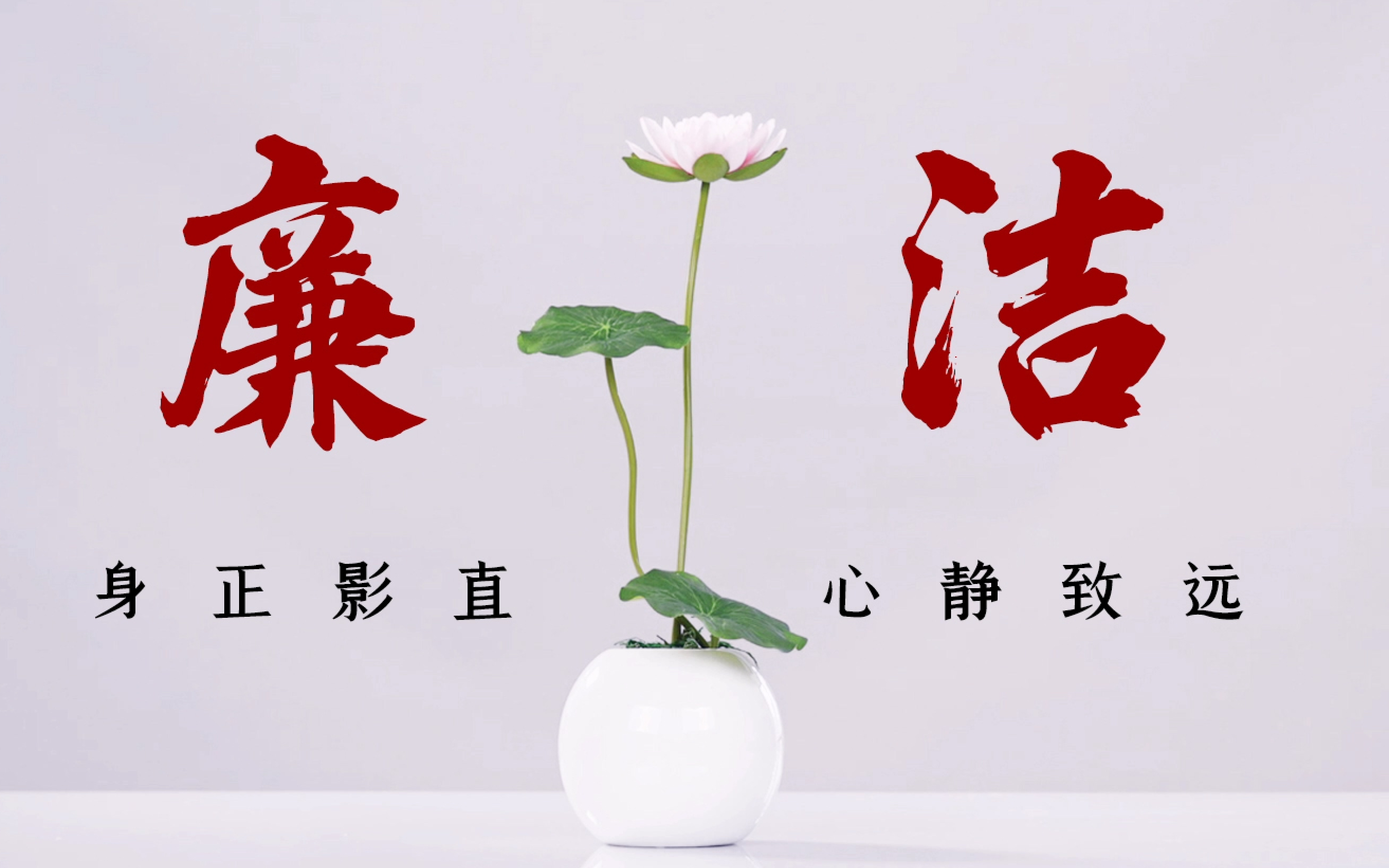 【息烽消防】 廉政宣传警示教育短片《莲》—— 身正影直 宁静致远