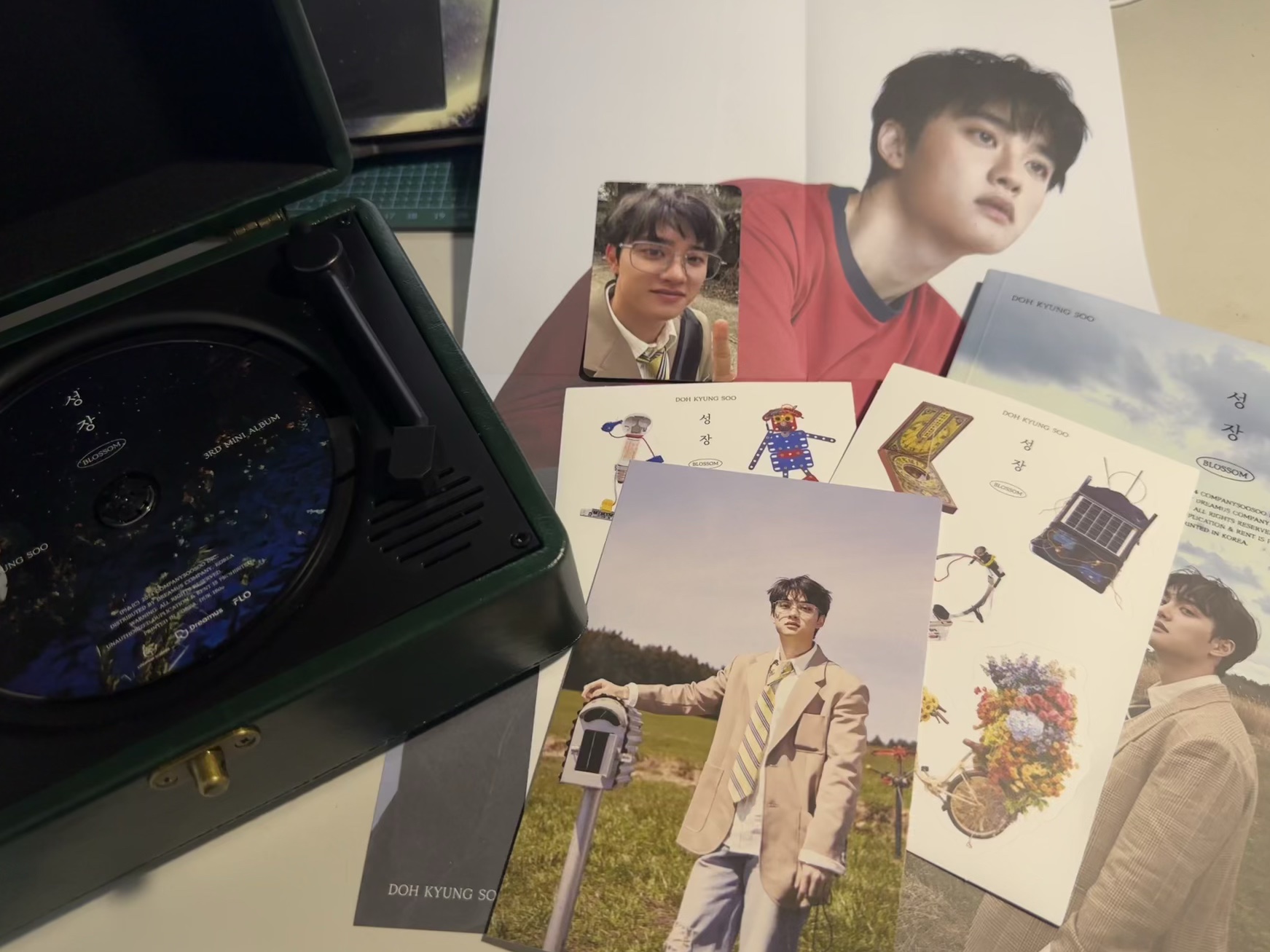 【exo】男粉激情开箱都暻秀solo三专!人生第一张专辑!我超爱!