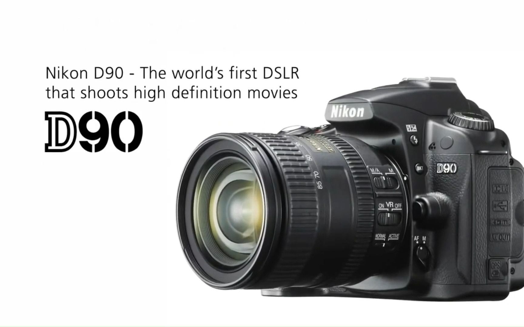 2008年尼康(NIKON)数码单反相机 D90 宣传视频 CM 2min15s哔哩哔哩bilibili