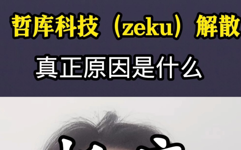 哲库科技解散,zeku裁员可能原因是什么?本视频给你分析下 zeku解散的可能原因!#哲库 #zeku解散 #哲库解散 #zeku裁员 #哲库科技哔哩哔哩bilibili