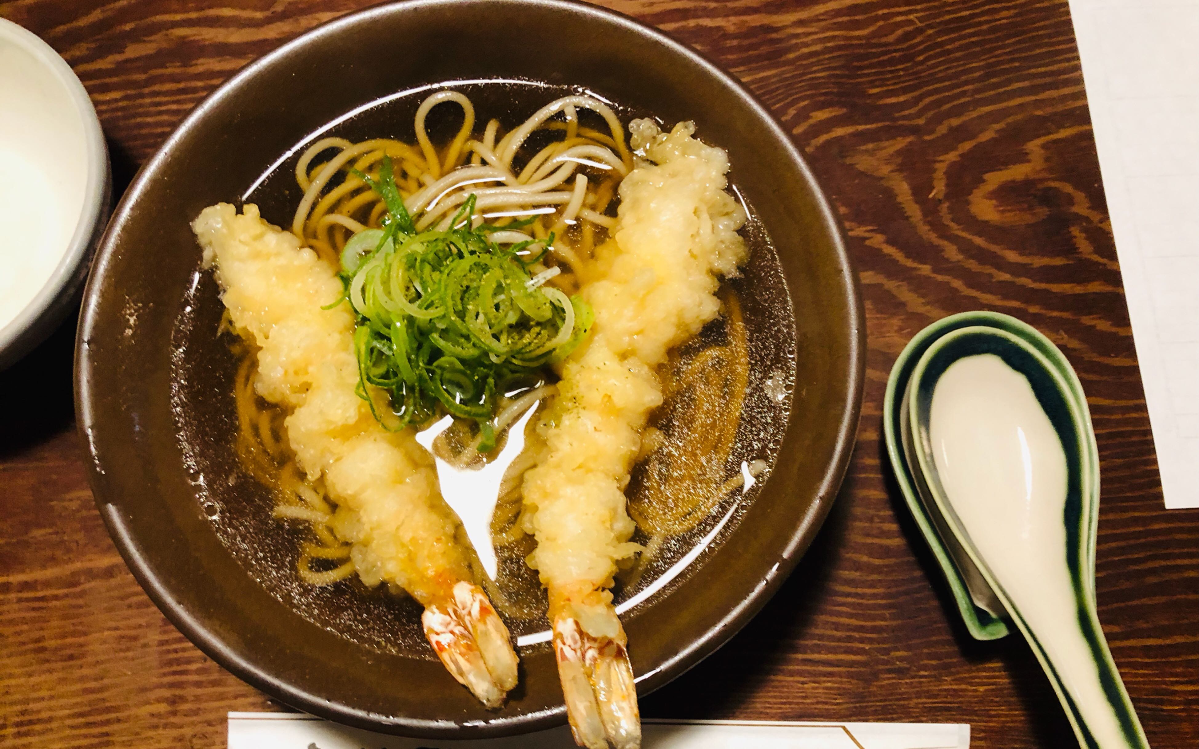 子路酱酱替你吃08日本京都晦庵河道屋的天妇罗面