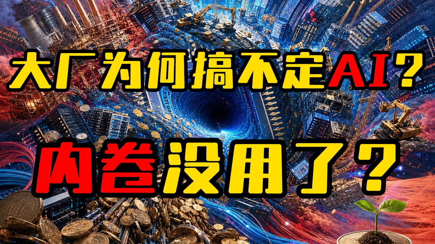 资本开支暴增至57%！大厂为何集体搞不定AI？内卷在AI产业没用了吗？