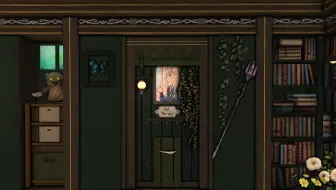 【FF14装修】黑魔法师月供500gil的深林绿小屋-S房