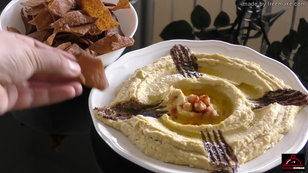 黎巴嫩风味 鹰嘴豆泥 HUMMUS  Simple and Easy Hummus Recipe  Lebanese Cuisine哔哩哔哩bilibili