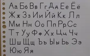 下载视频: 俄语字母的写法（纯打印体）
