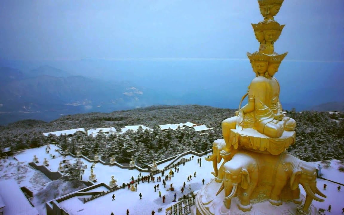 峨眉山的冬天 ——航拍