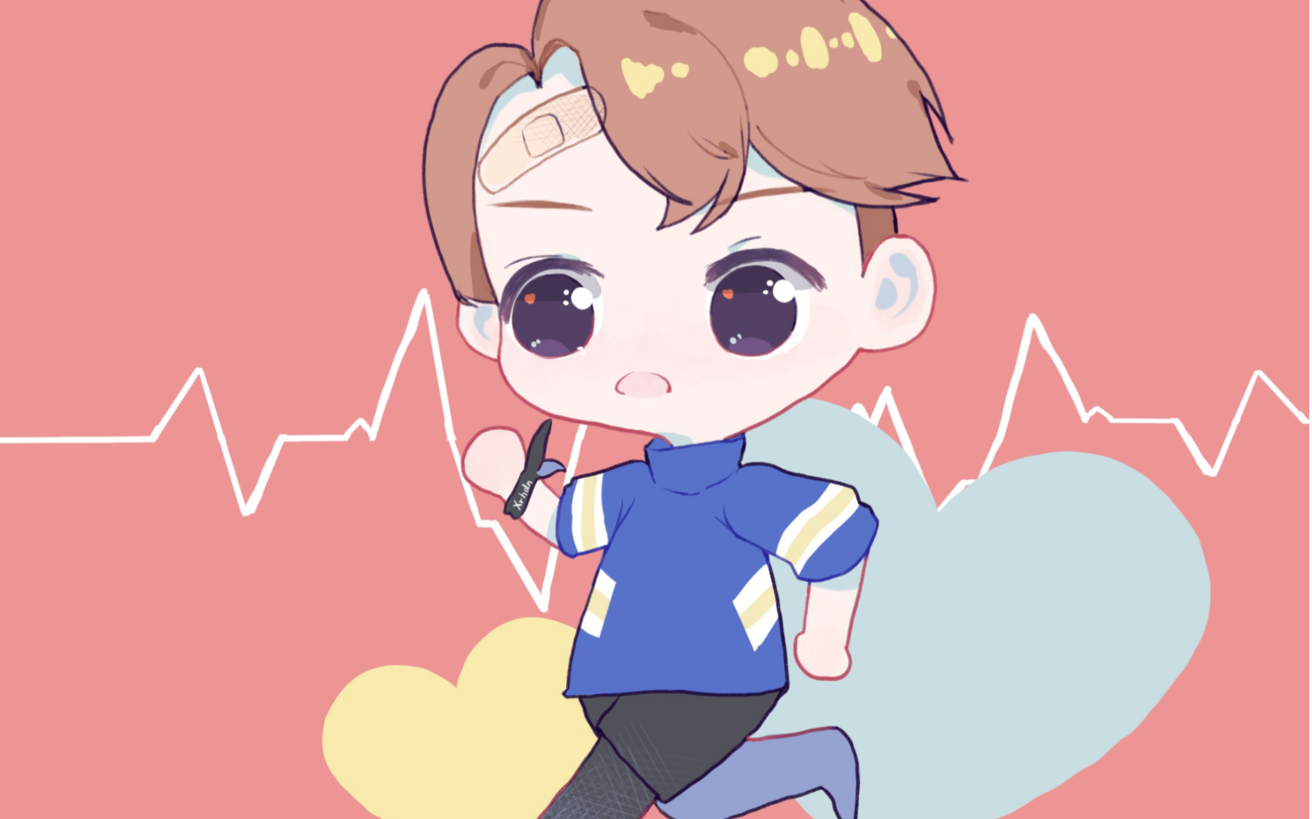 【ipad板绘过程】何洛洛运动会ver._哔哩哔哩_bilibili