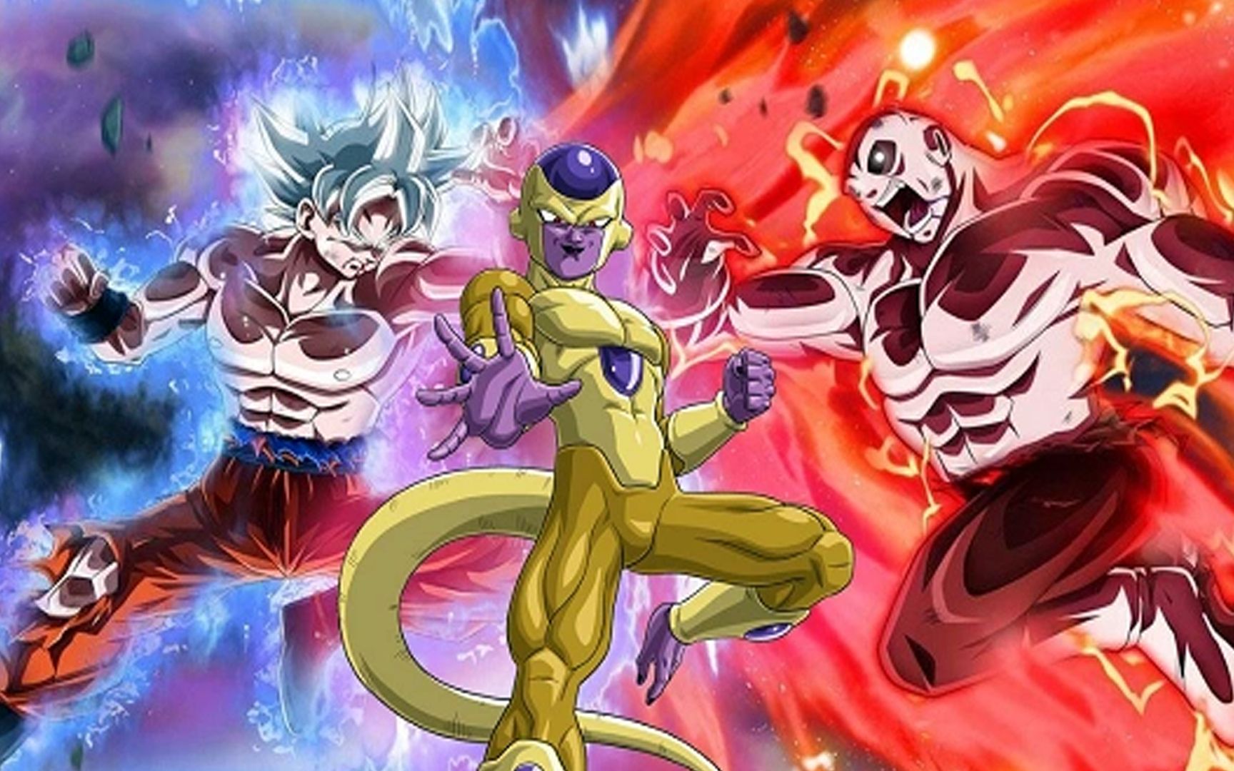 悟空联手弗利萨vs吉连战队,贝吉塔vs托破,《龙珠》力量大会篇