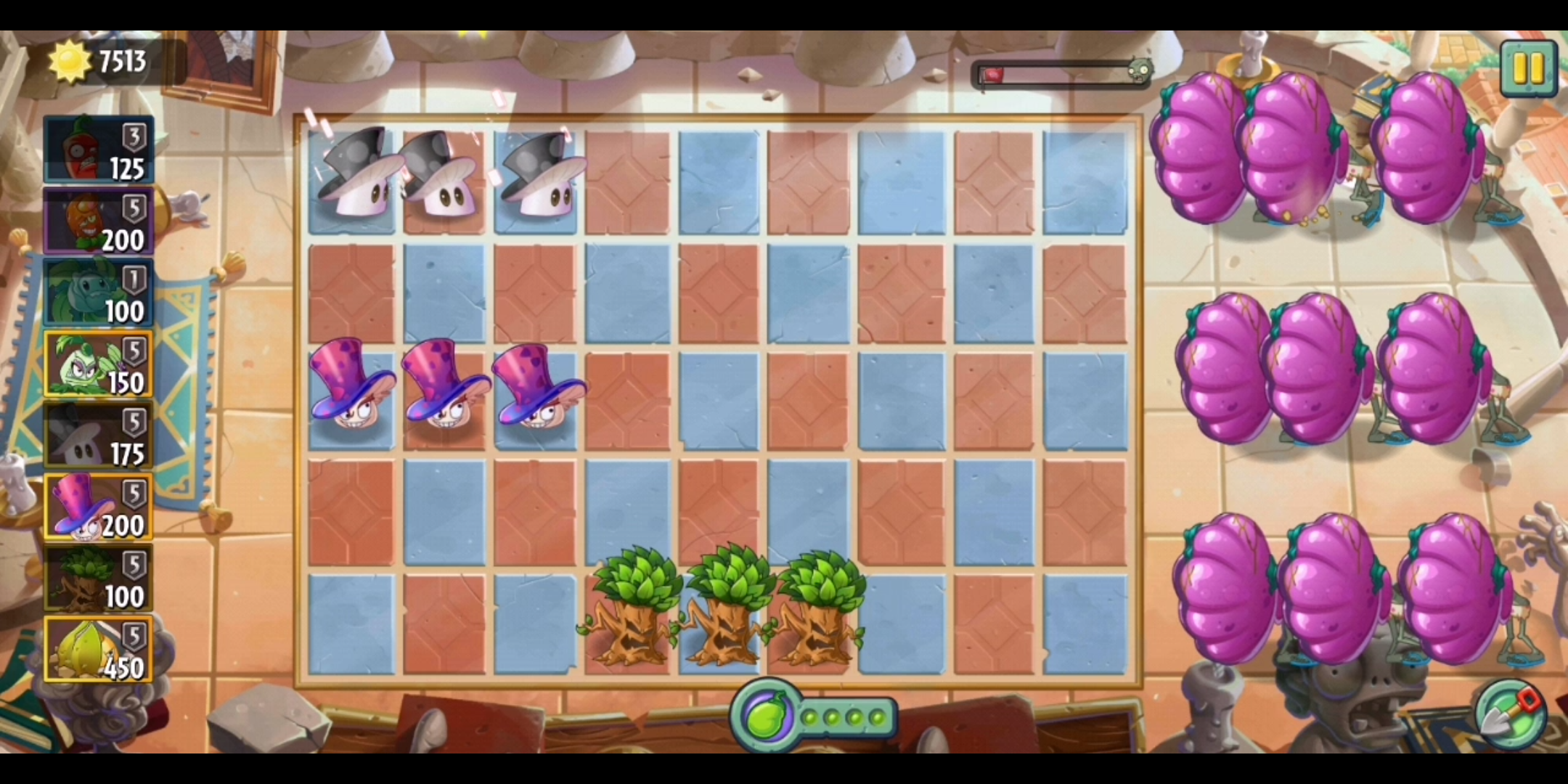 【PVZ2】五阶植物VS四阶贝爷(3)植物大战僵尸2