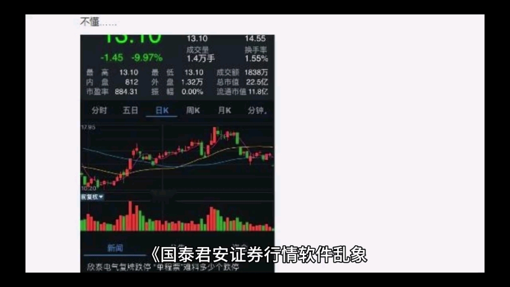 国泰君安证券交易系统乱象,资本市场何去何从吗?哔哩哔哩bilibili
