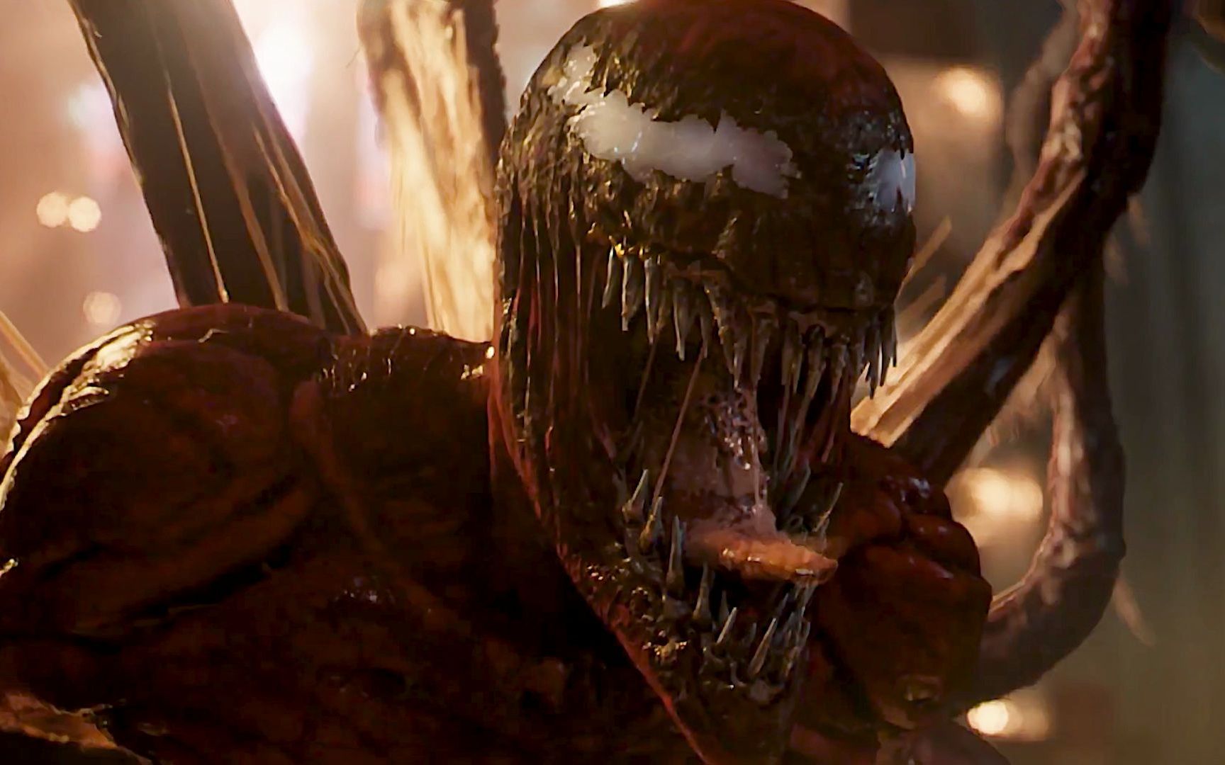 毒液2超燃预告,毒液solo屠杀,差点被吃