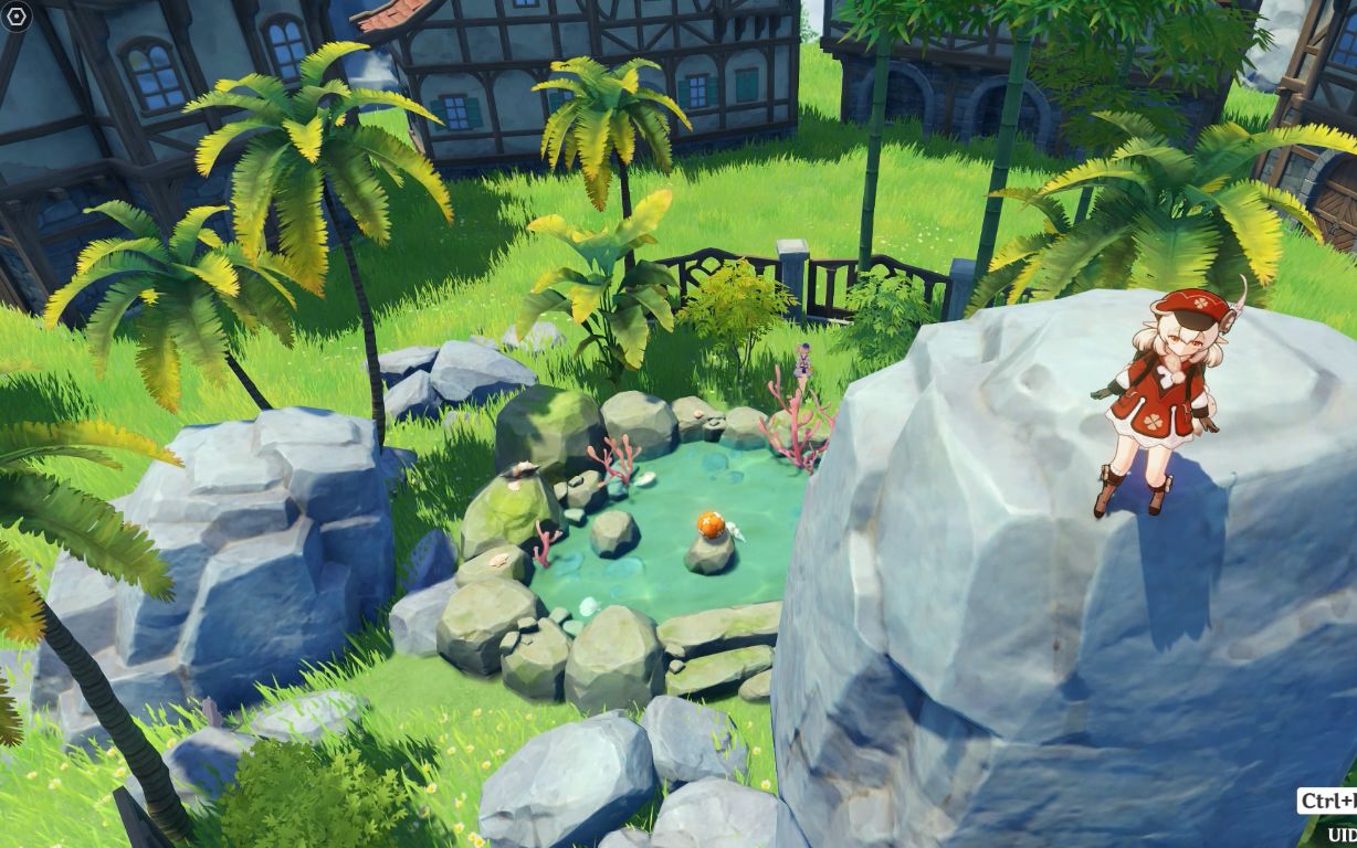 【原神】小型造景 可莉炸鱼用的小池塘