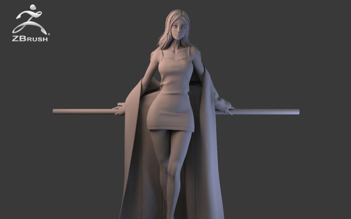 活动  zbrush成熟女性人物角色雕刻教程,md衣服布料制作,还不会做3d