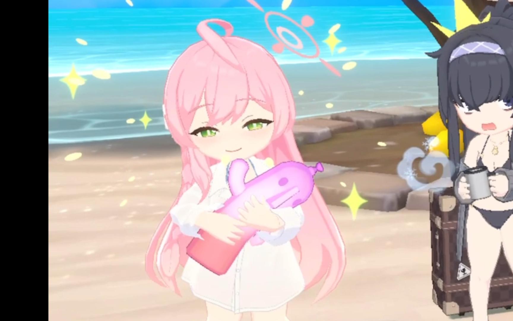 [碧蓝档案]泳装花子喷水——战斗动作