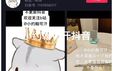 小约翰可汗抖音哔哩哔哩bilibili