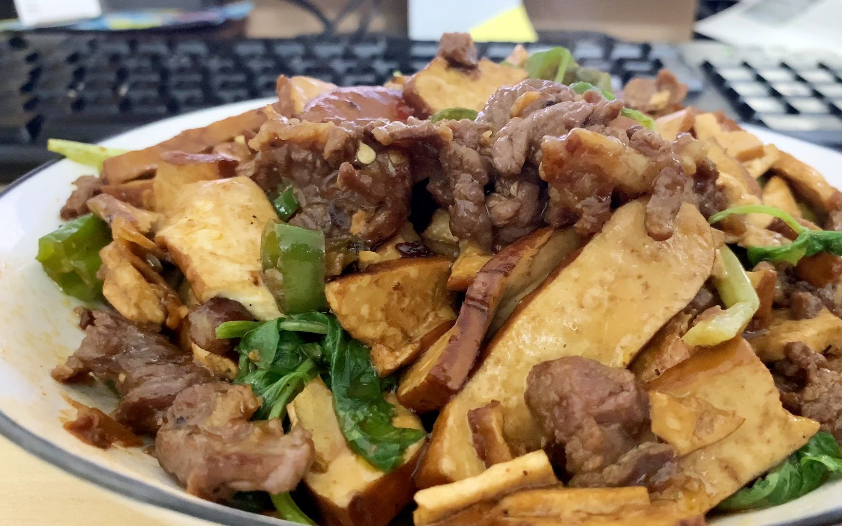 香干炒牛肉我有自己的做法