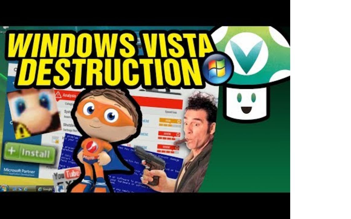 [图][Vinesauce] Joel - Windows Vista Destruction（中字）