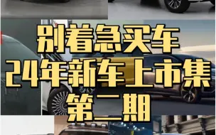 Télécharger la video: 年后别买车，24年新车上市集（第二期）来了 别着急买车，强哥整理的24年新车上市集（第二期）来了！专门汇总了MPV，越野车，微型车，等新车型集合发布