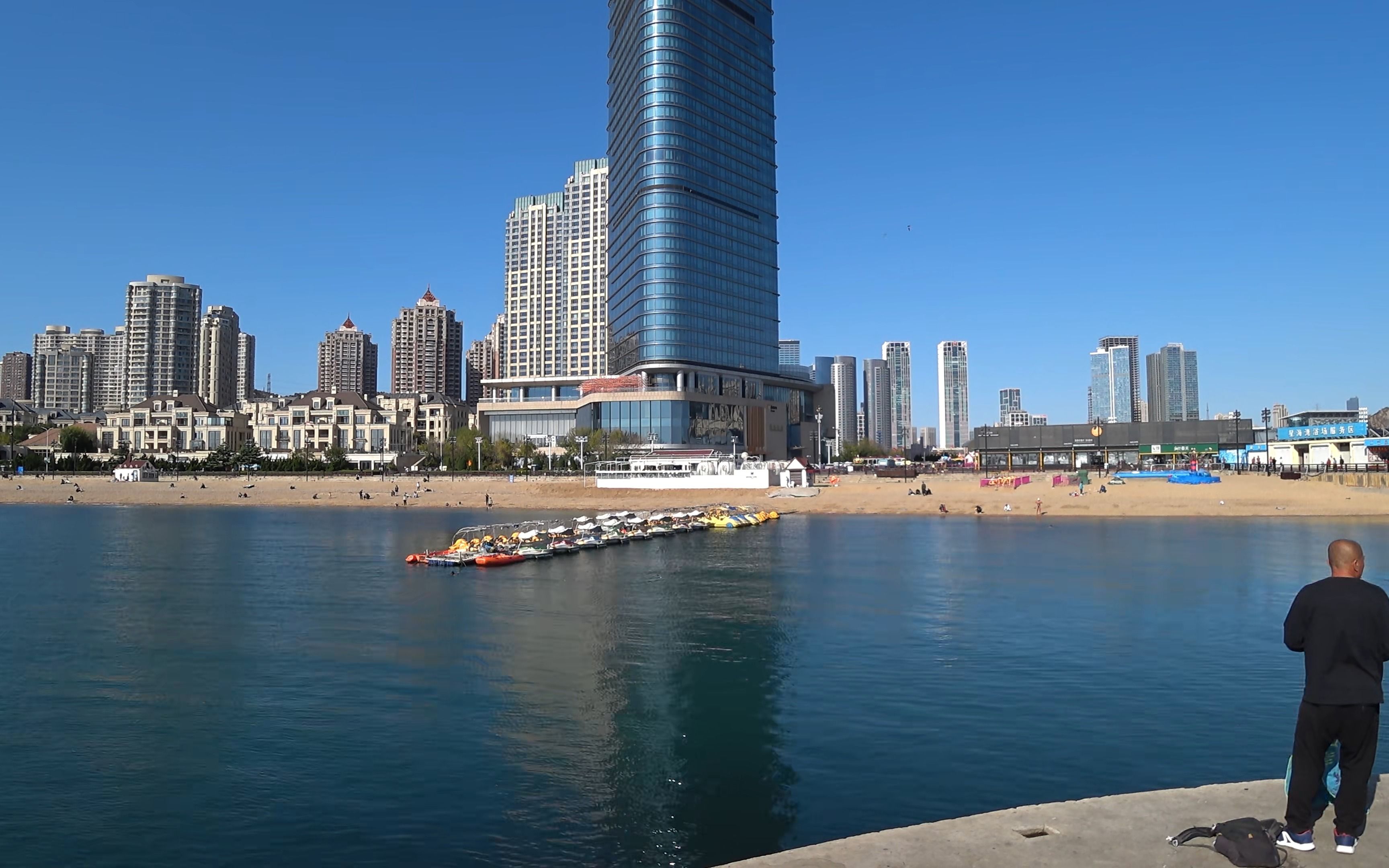 大连星海湾海水浴场图片