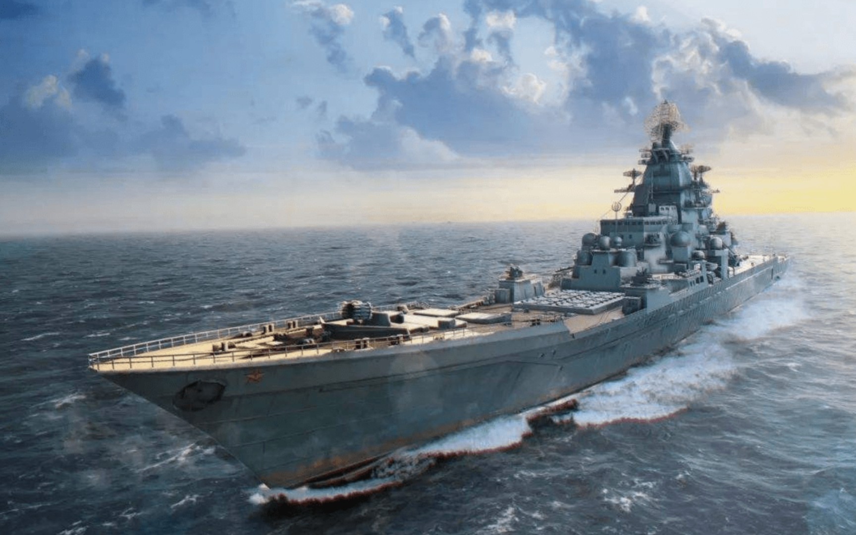 希佩尔上将级重型巡洋舰实机演示